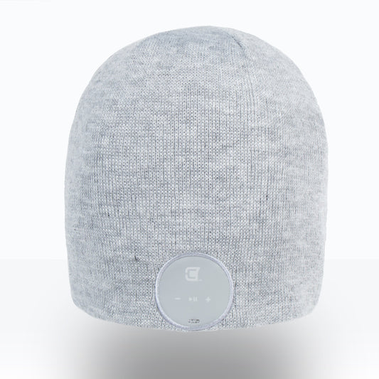 Blu Toque Bluetooth Beanie Slim Ribbed - Ash Grey