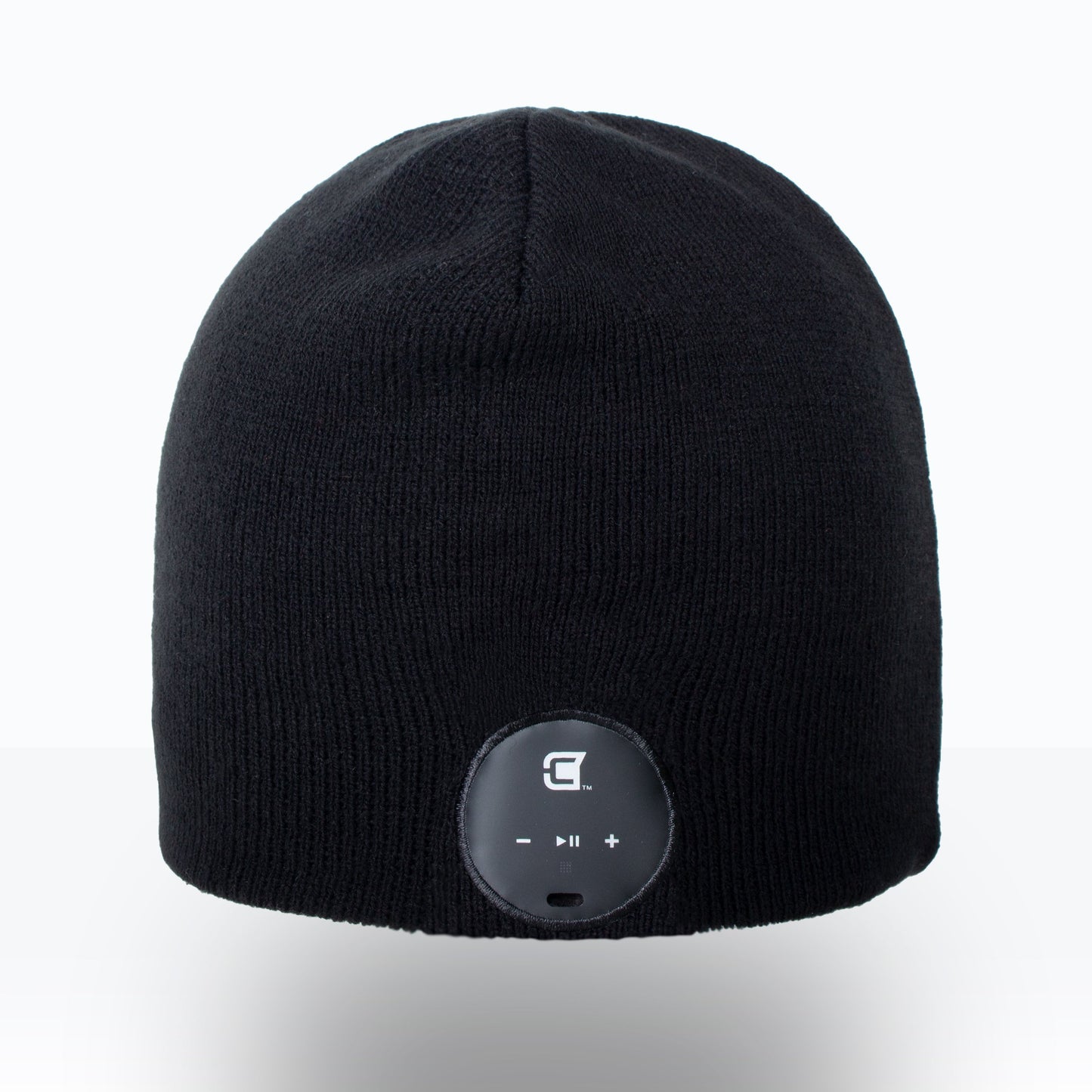 Blu Toque Bluetooth Beanie Slim Ribbed - Charcoal Black