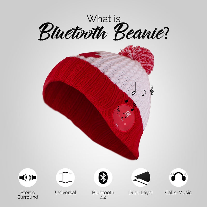 Blu Toque Bluetooth Beanie - Canada Maple Leaf