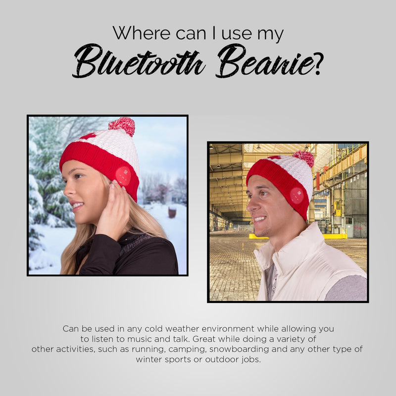 Blu Toque Bluetooth Beanie - Canada Maple Leaf