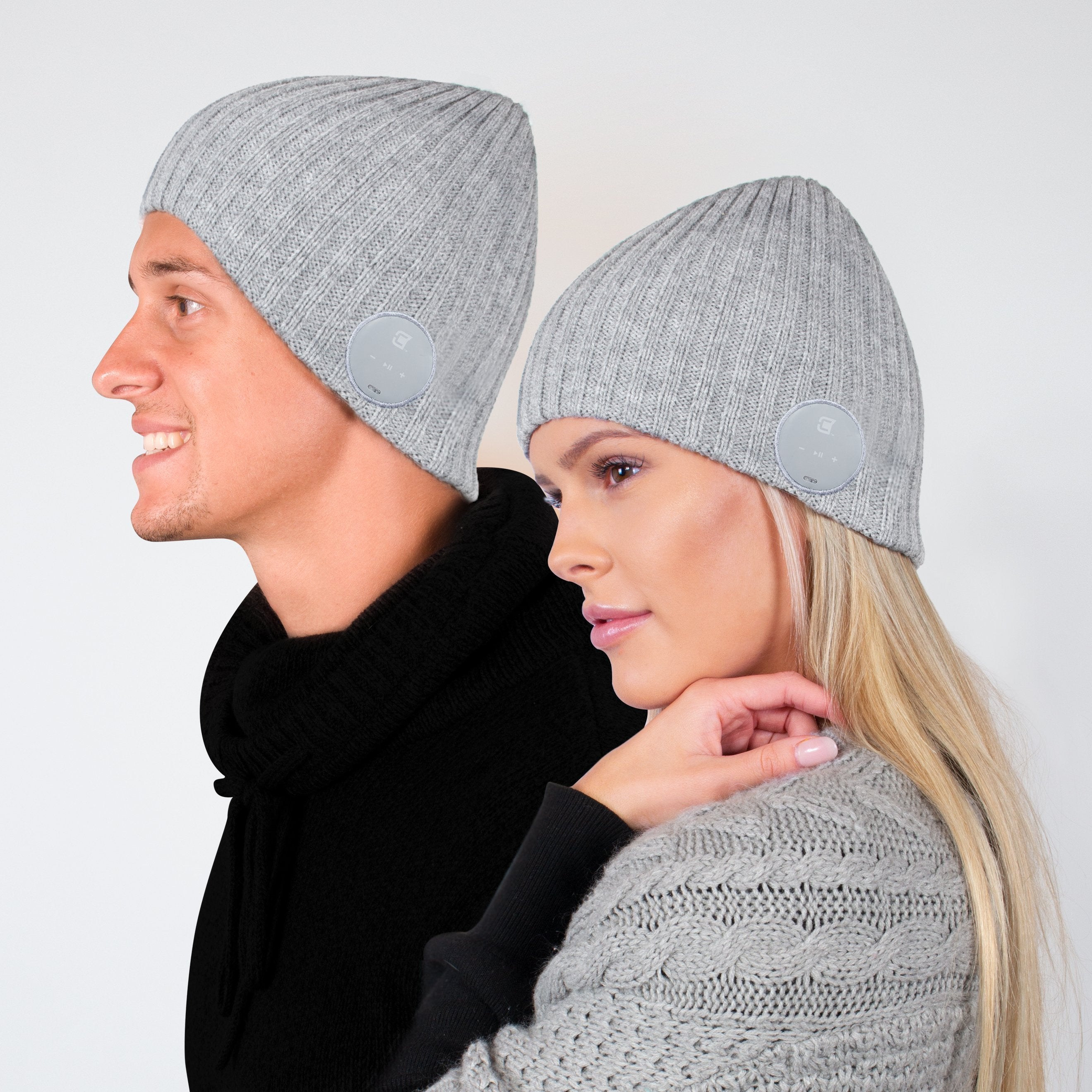Bluetooth Beanie (Ash Grey) Beanie Hat | Beanie